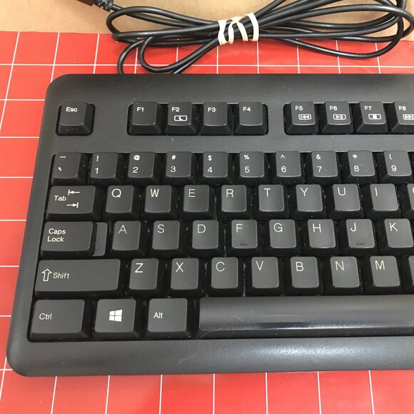 HP Black Wired Keyboard SK-2025 - Picture 3 of 6